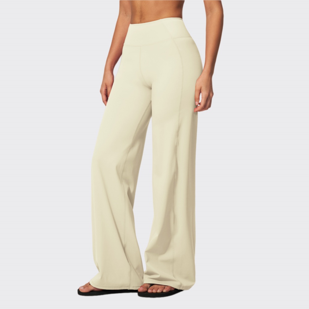 Yoga Fitness Up - Hochtaillierte, locker sitzende Sporthose für Damen,