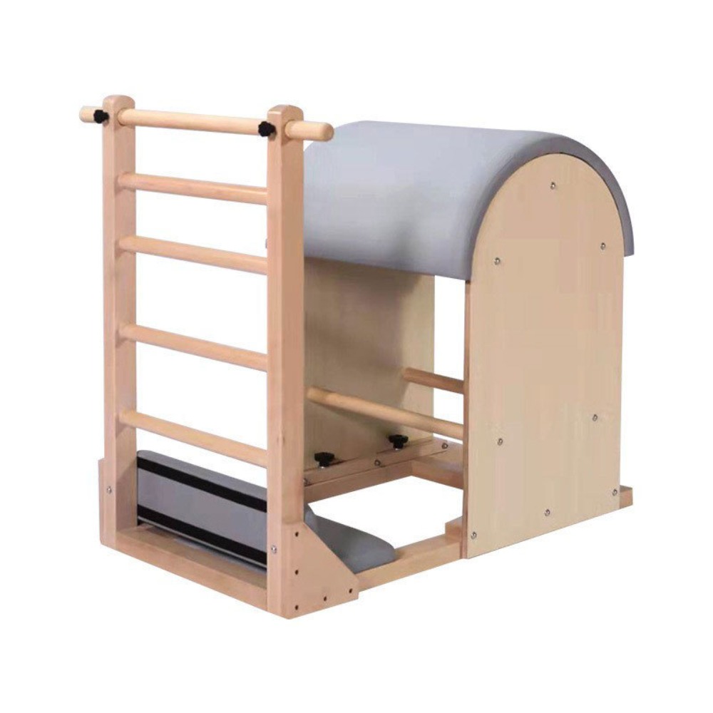 Yoga And Fitness Studio - Ahornholz Pilates Ladder Barrel Kommerzieller Haltungskorrektur-Trainer