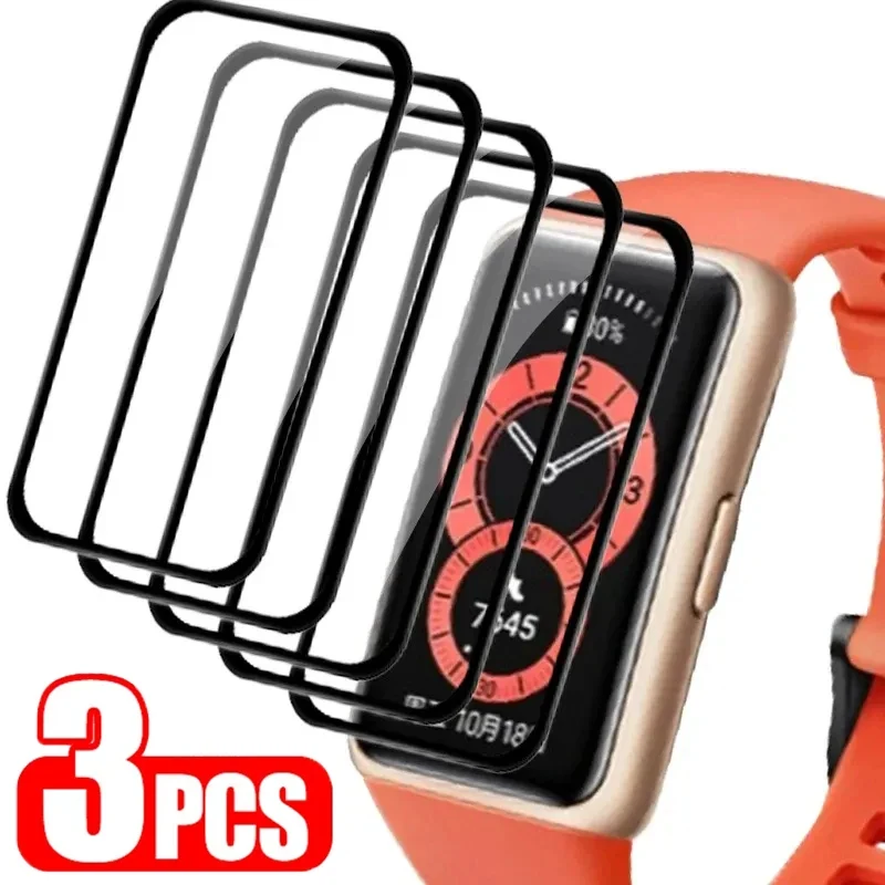 Fitness Tracker Band - 9D gebogenes gehärtetes Glas für Huawei