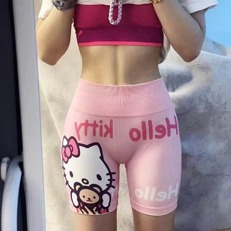 Yoga Fitness Tva - Peach Fitness Pilates-Shorts, europäische und amerikanische