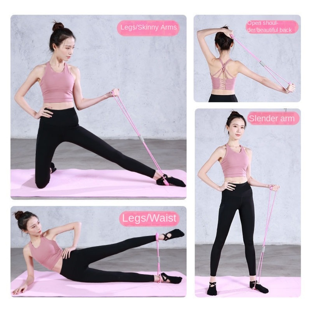 6-Rohr-Widerstandsband-Set mit – Yoga Pedal Puller Fitness Equipment Bewertung und Preis