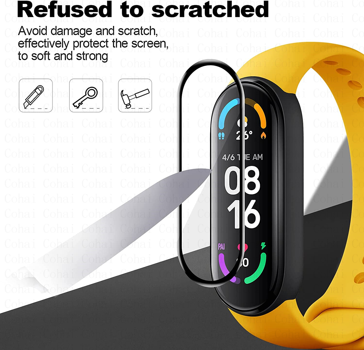 9D Gehärtetem Glas Für Xiaomi  – Fitness Tracker Band Bewertung und Preis