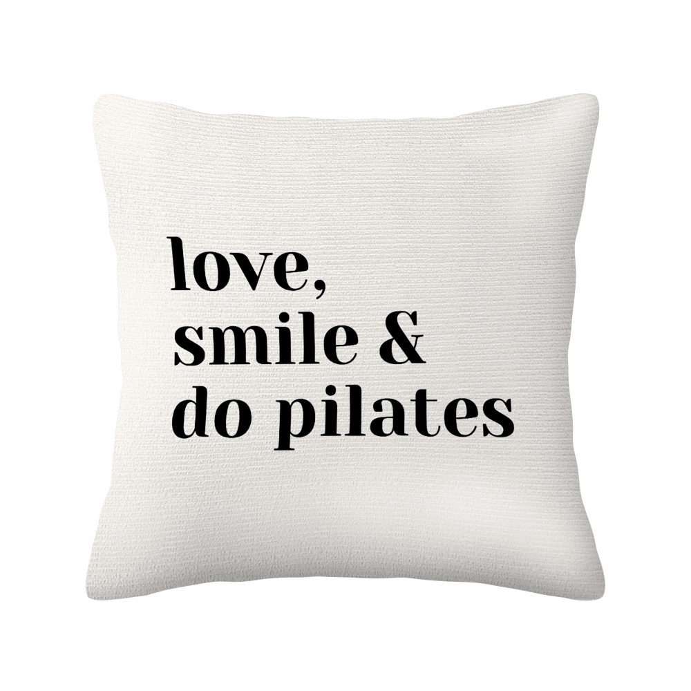 Love Smile Do Pilates Kissenbe – Yoga Fitness Quotes Bewertung und Preis
