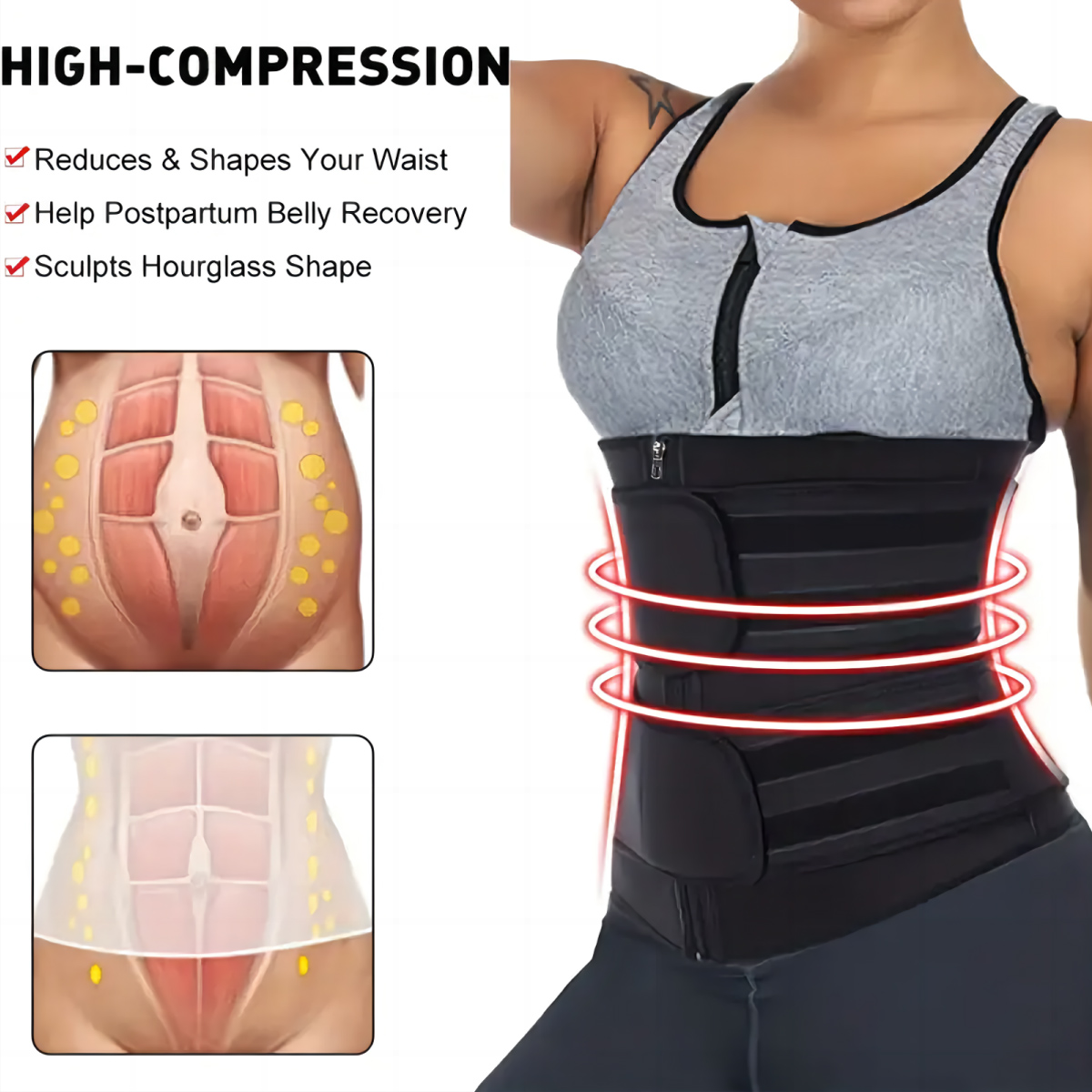 Damen-Taillentrainer-Gürtel mi – Waist Trainer Women Bewertung und Preis