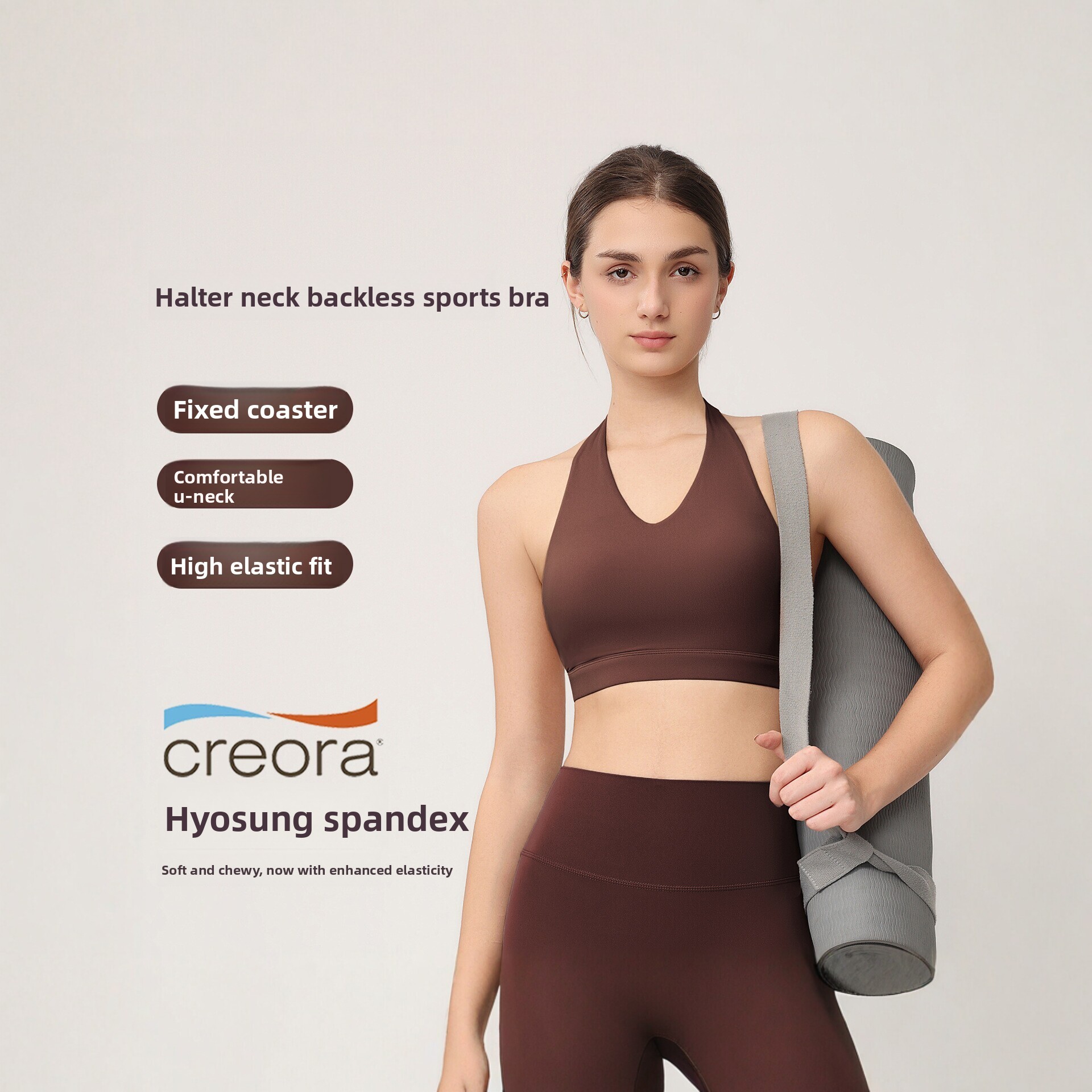 Damen-Sport-BH mit festen Pols – Yoga Fitness Up Bewertung und Preis
