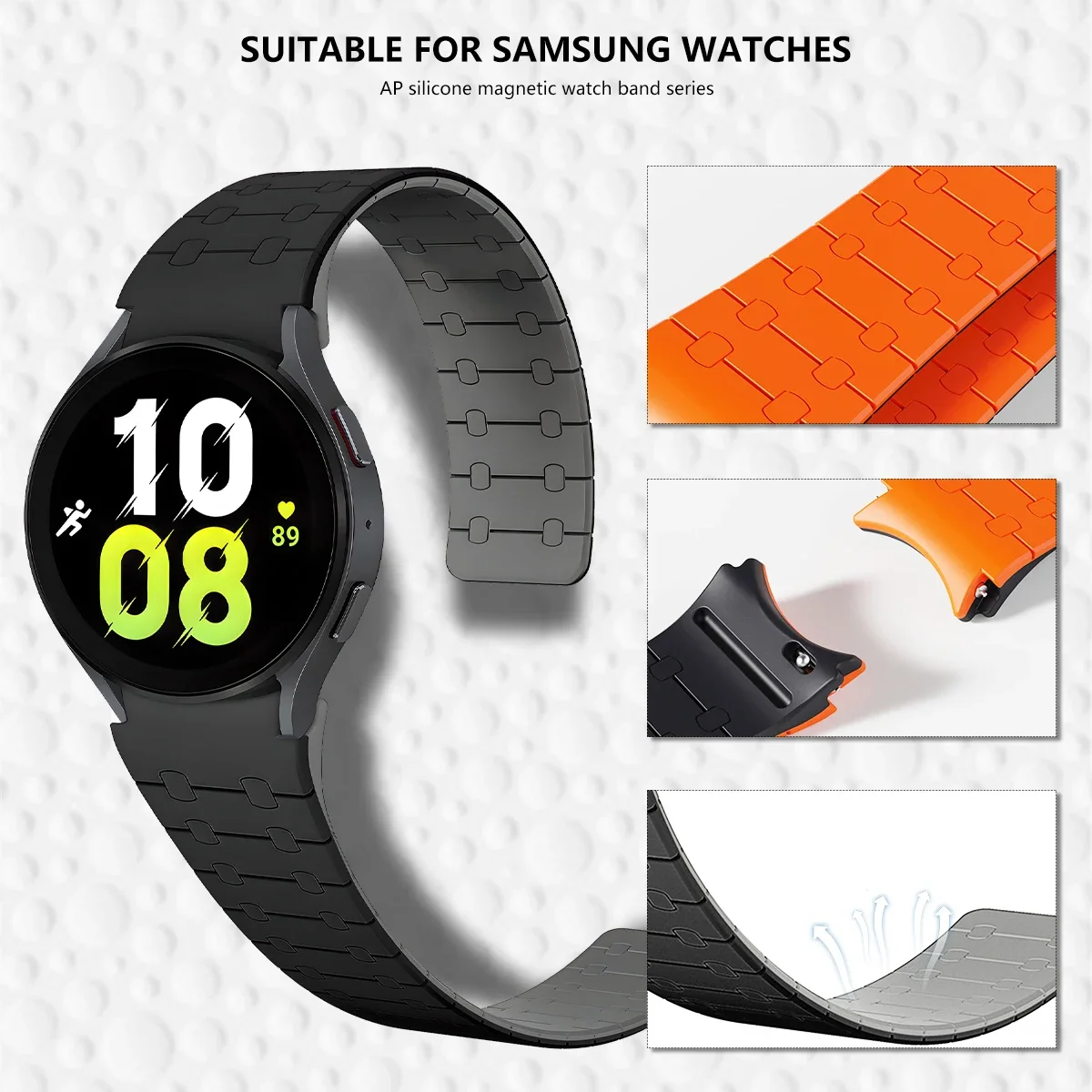 Magnetisches Silikonarmband fü – Fitness Tracker Band Bewertung und Preis