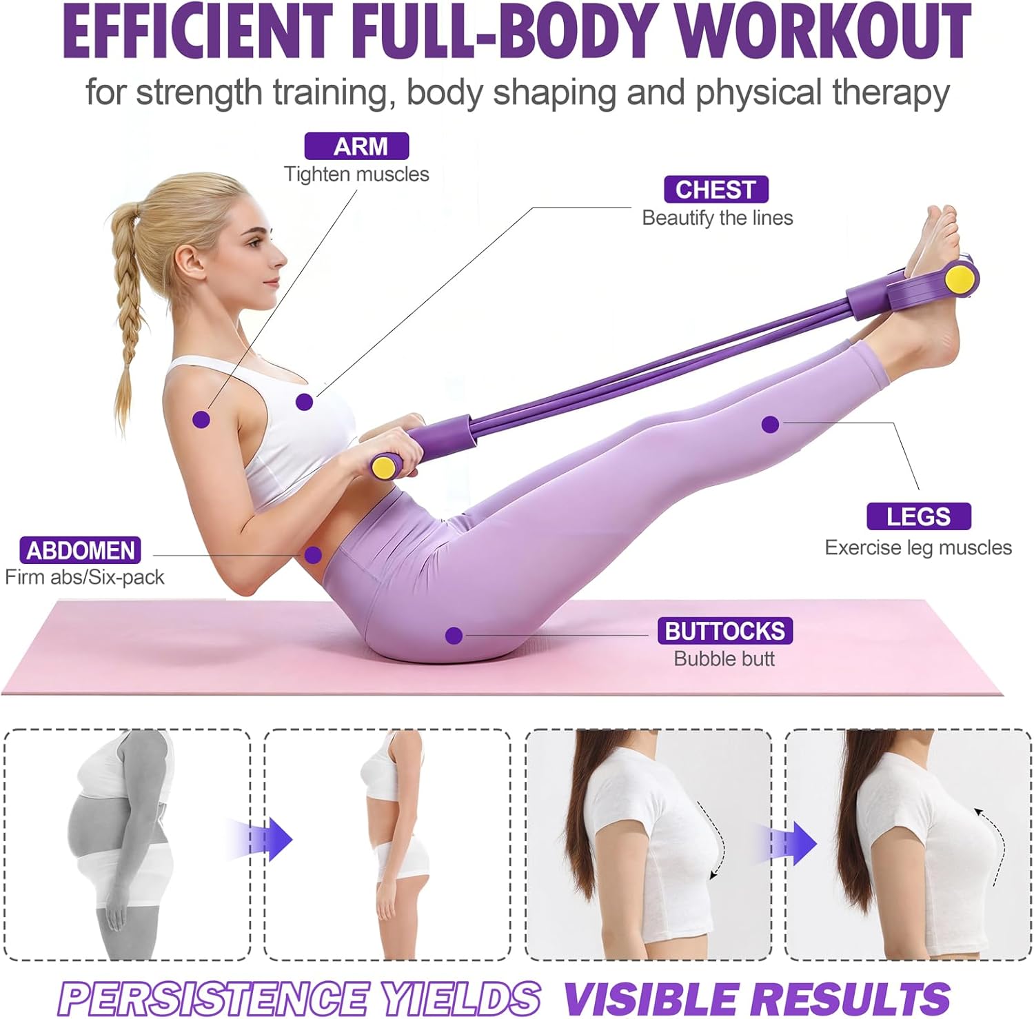 Pedal-Widerstandsband-Spanner  – Yoga Pedal Puller Fitness Equipment Bewertung und Preis